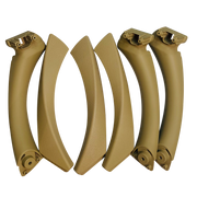 BMW 3 Series E90 Sedan (2005-2011) Beige Inner Door Pull Handle With Cover Set-1