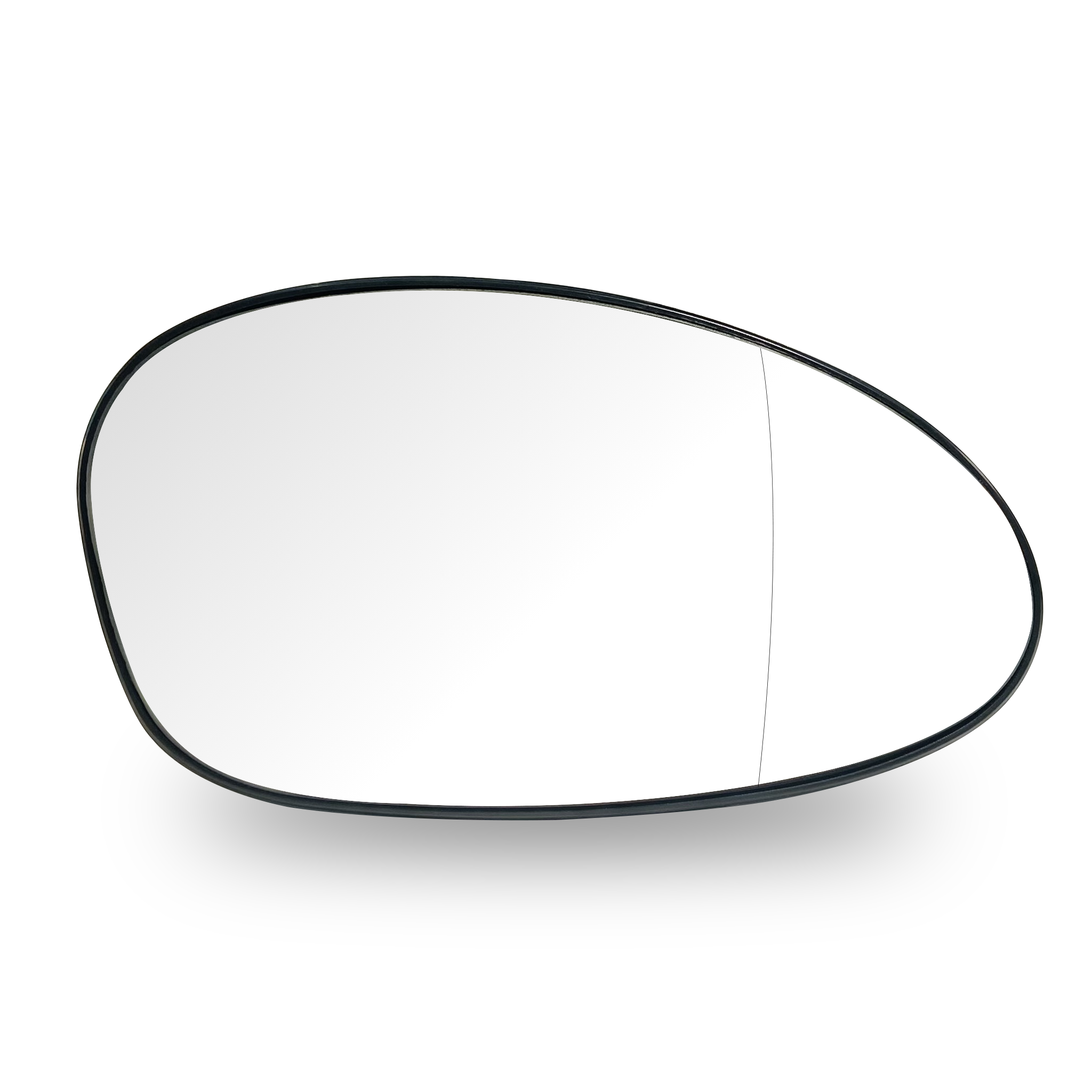 Right Side (Driver Side) Rear View Mirror Glass for BMW 3 Series E90 Sedan (2004-2008) with Plastic Frame (Double Curvature)-4