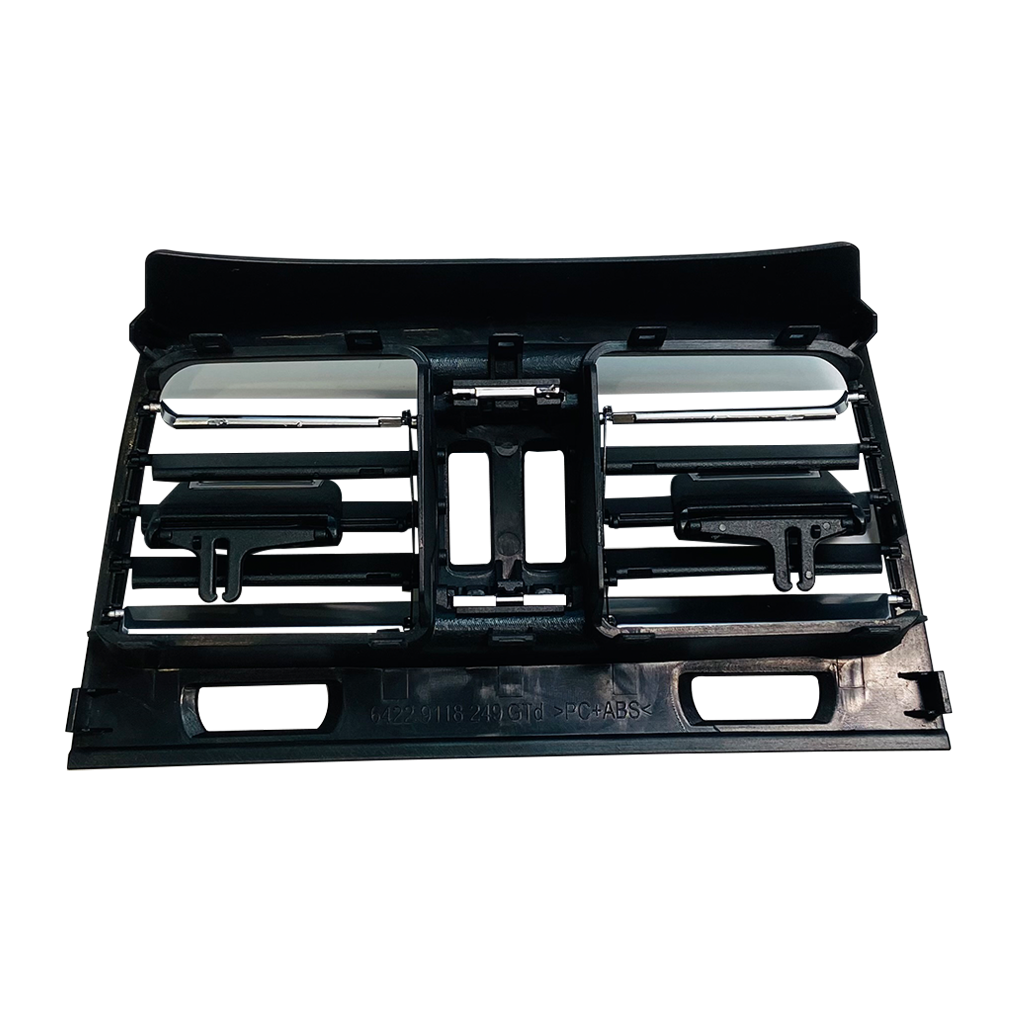 BMW F02 Rear Ac Vent Grille (high-end model) PC&ABS&Chrome Black-3