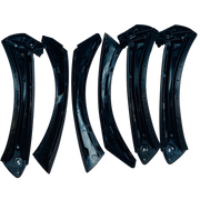 BMW E90 INNER DOOR PULL HANDLE WITH COVER FULL SET BLACK-2