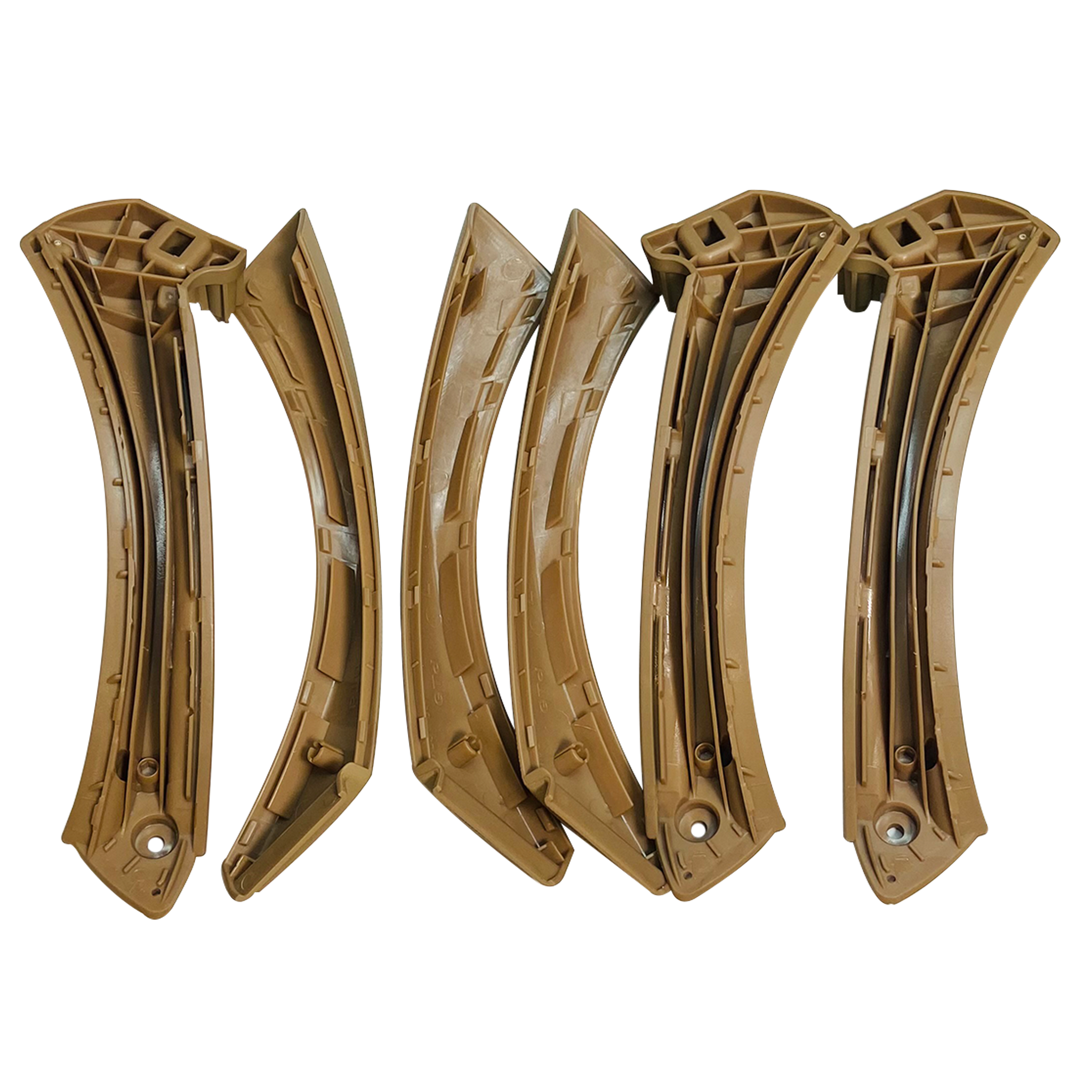 BMW 3 Series E90 Sedan (2005-2011) Beige Inner Door Pull Handle With Cover Set-1