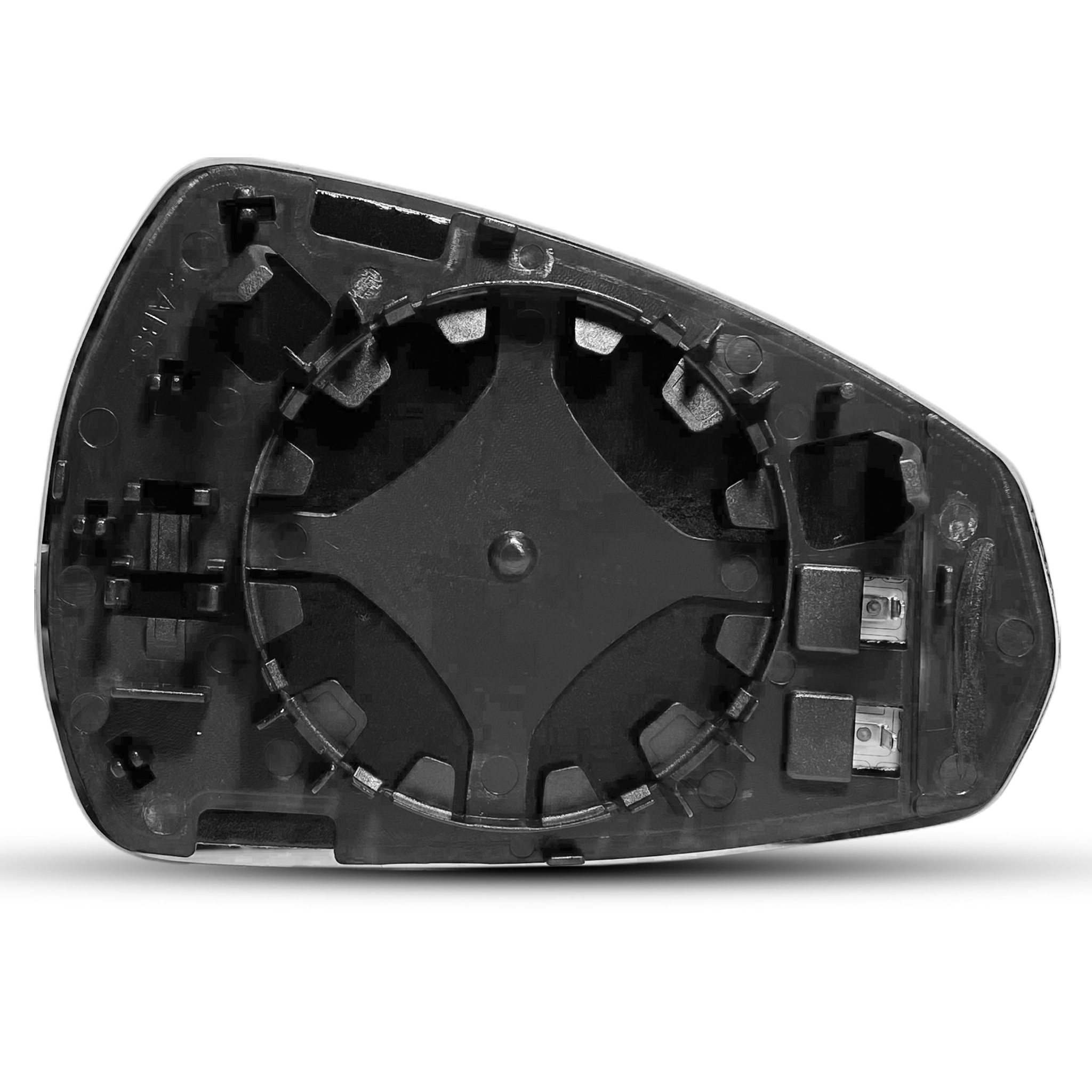 Left Side (Passenger Side) Rear View Mirror Glass for Audi A3 8V Sedan (2012-2016) with Plastic Frame-1