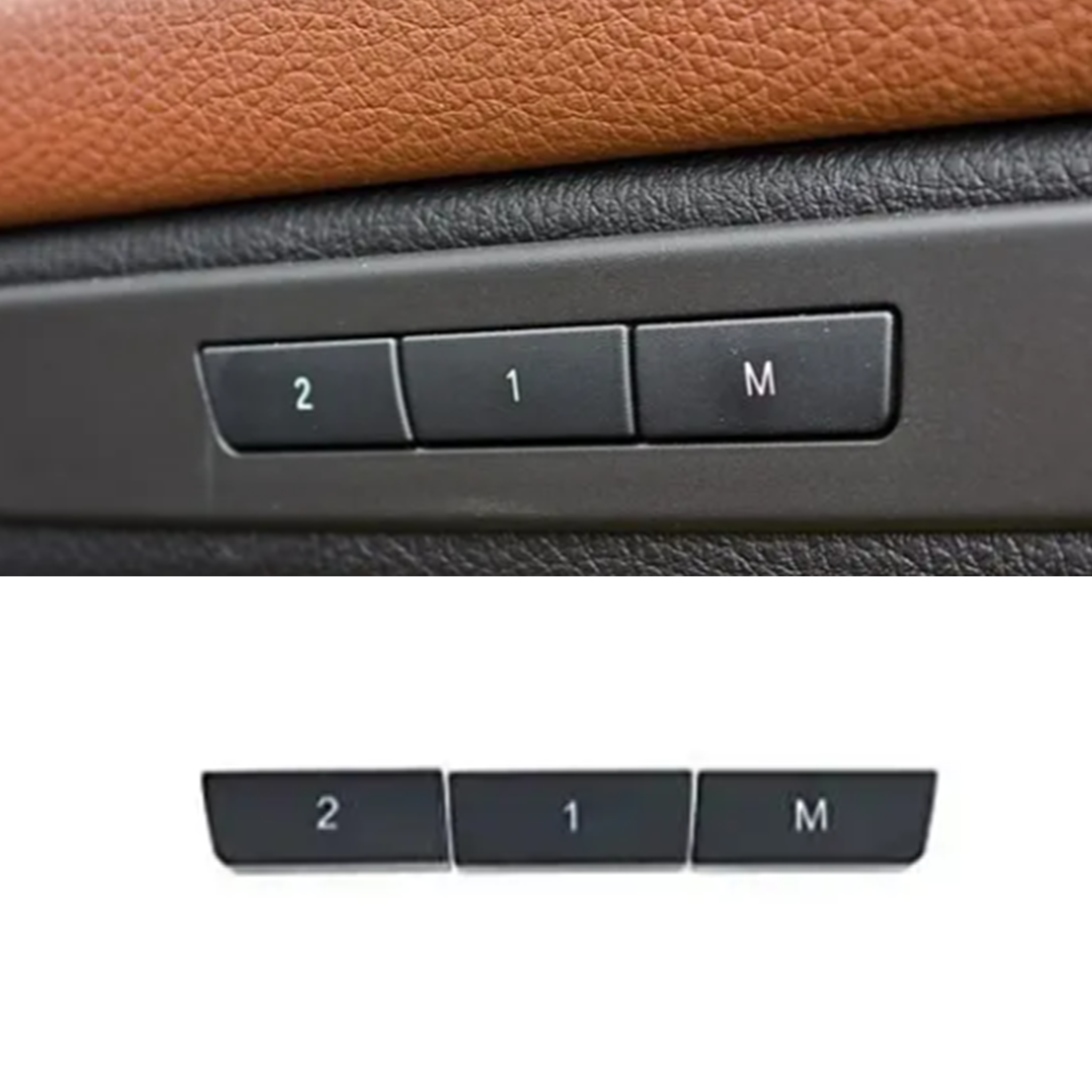 Right Memory Seat Adjustment Button for BMW 5 Series F10 (2010-2016) 3pcs set 1