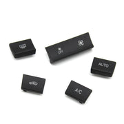 BMW 3 Series Sedan (2011-2019) Black Dashboard AC Button Set 5 Piece (pcs) (F30) 3