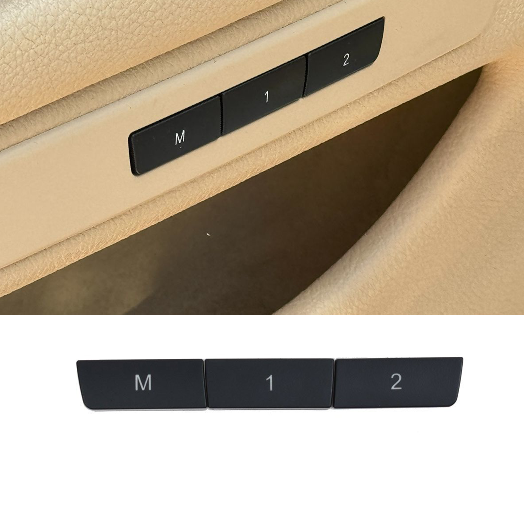 Left Memory Seat Adjustment Button for BMW 5 Series F10 (2010-2016) 3pcs set 1