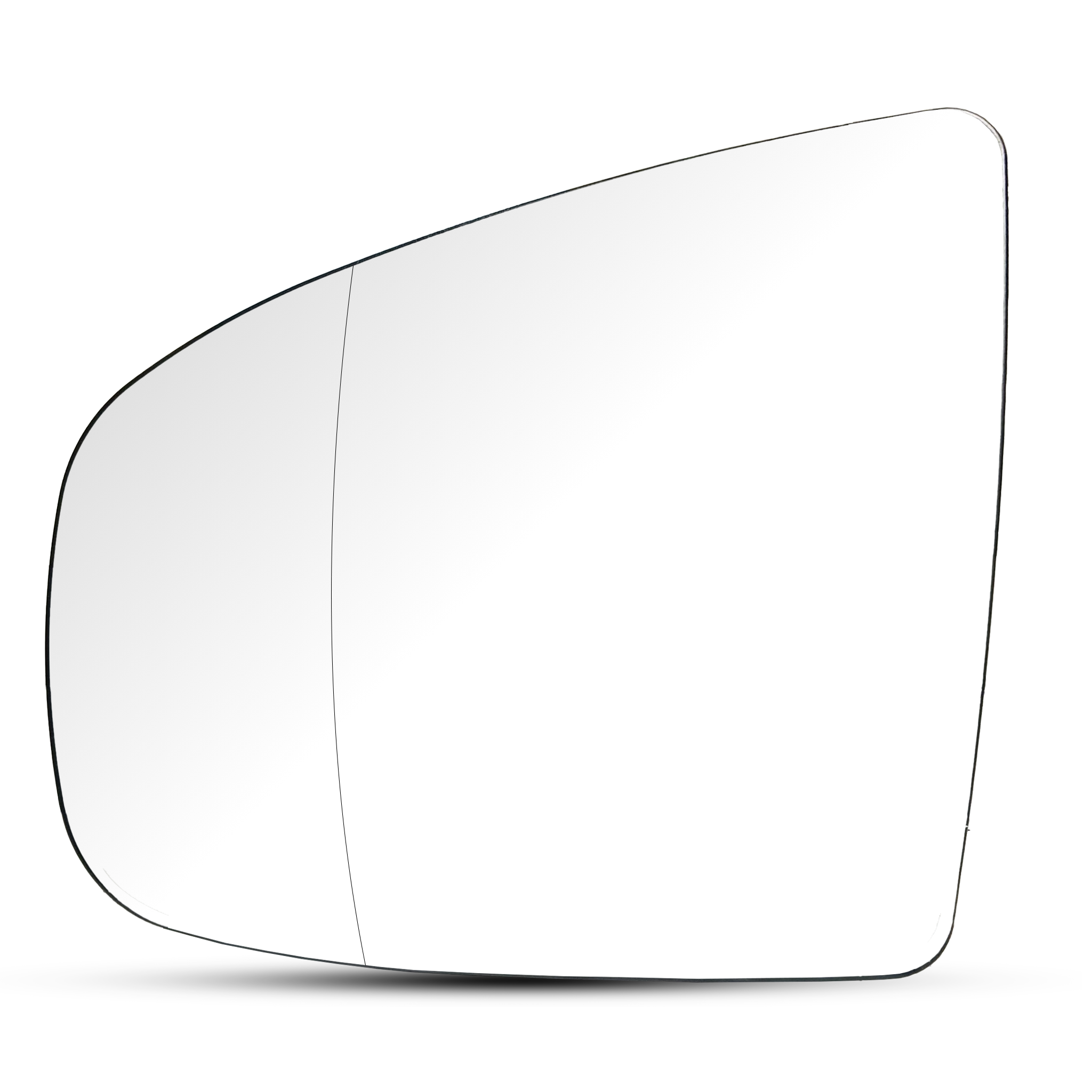 Left Side Rear View Mirror Glass for BMW X5 E70 SUV (2007-2013) with Plastic Frame_1