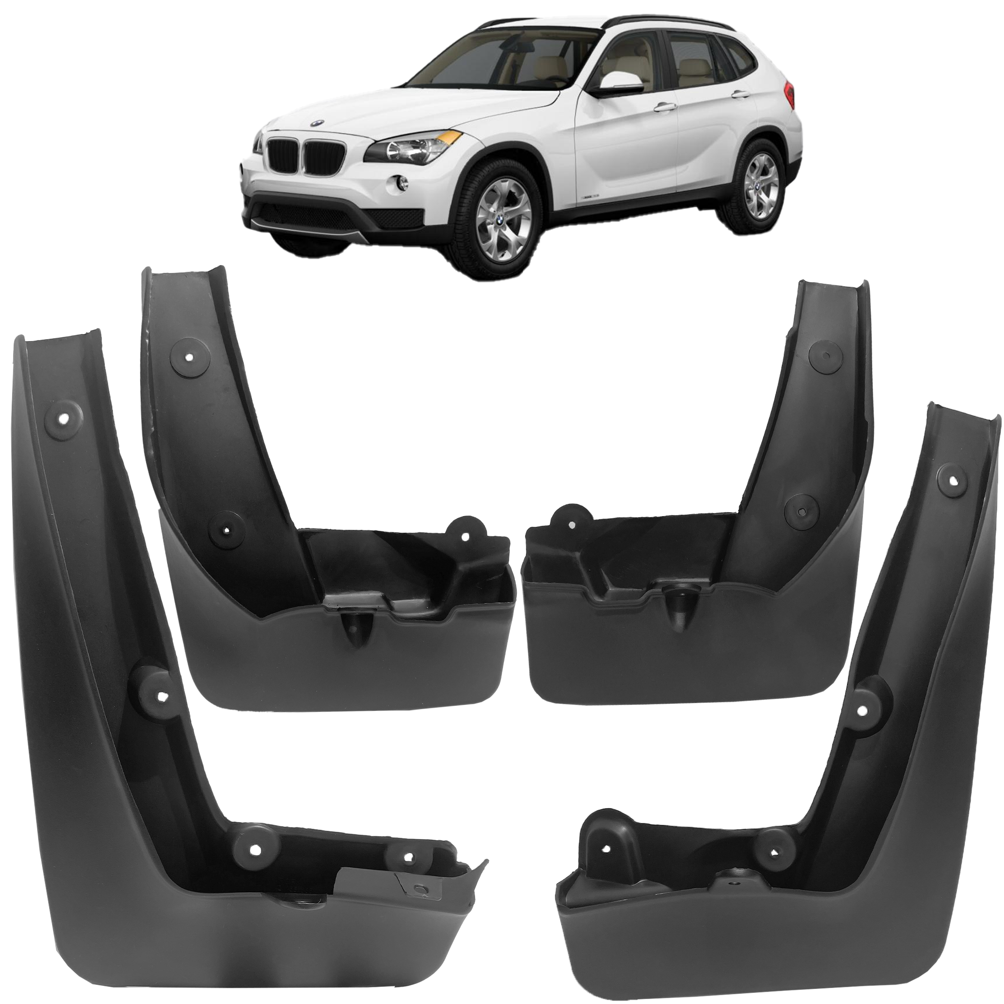 Mud Flaps for BMW X1 Series E84 Sedan (2010-2015) (Set of 4)_1