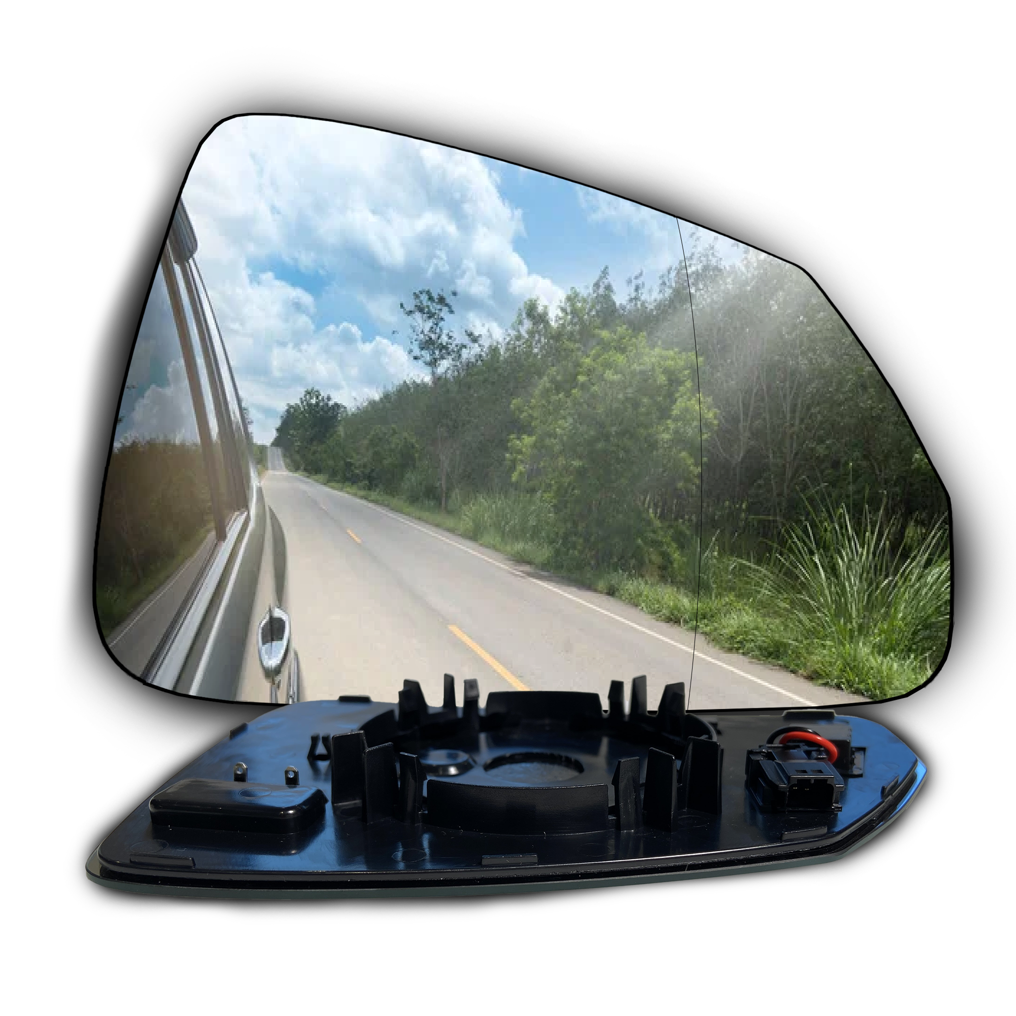 Right (Driver Side) Rear View Mirror Glass For BMW X1-U11 (2021-2024) (Double Curvature)_1
