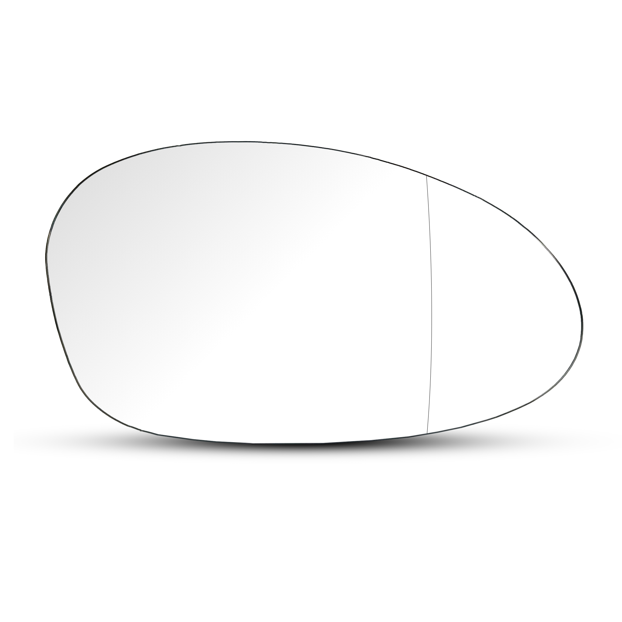 Right Side Rear View Mirror Glass for BMW 3 Series E90 Sedan (2004-2008) with Plastic Frame_01