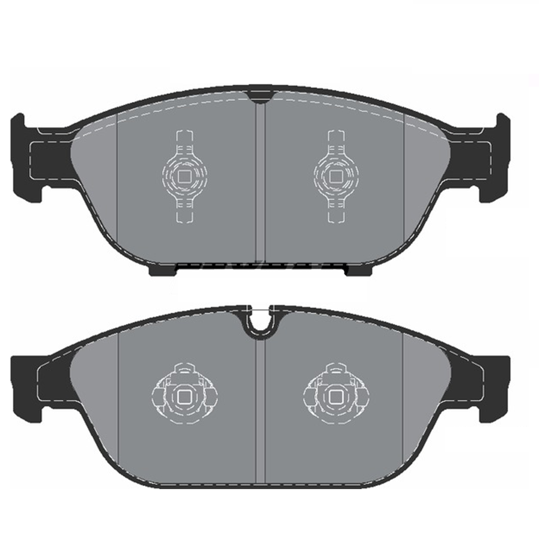 Buy Roadhouse Brake Pad Set For Audi A6 2010-2018 Front Axle Disc Brake Pad of Roadhouse 21441.12