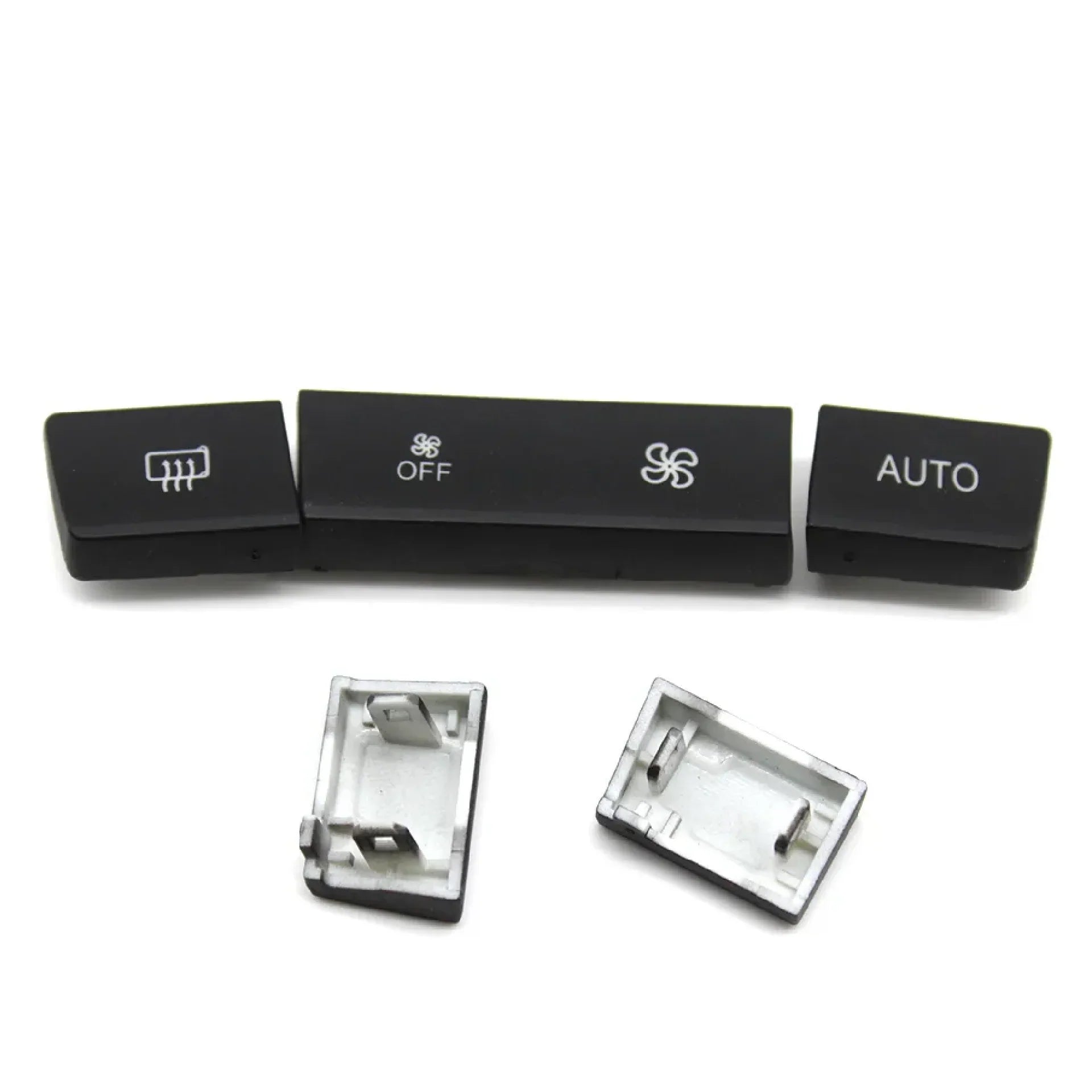 BMW 3 Series Sedan (2011-2019) Black Dashboard AC Button Set 5 Piece (pcs) (F30) 1