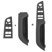 BMW 3 Series E90 Sedan (2005-2011) Black Armrest Panel (E90)