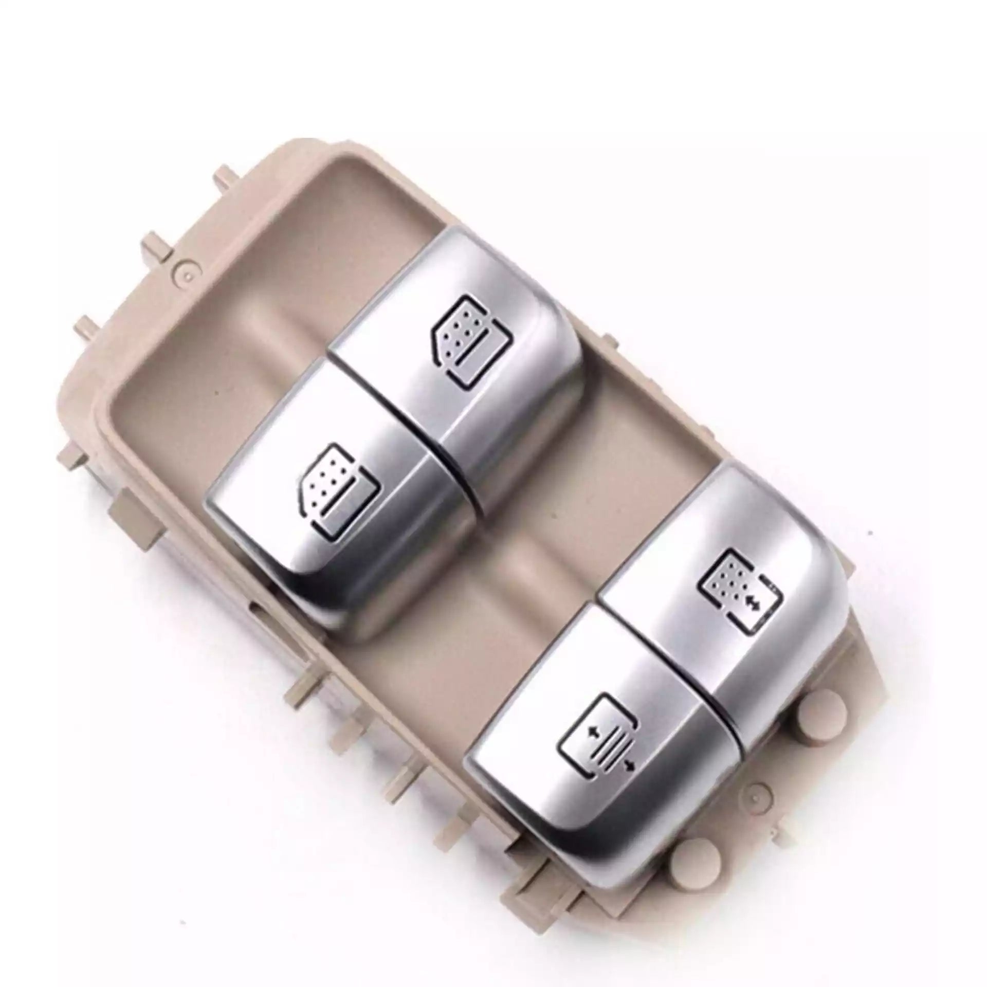 Mercedes Benz S-Class Sedan (2014-2020) Beige Rear Window Switch Button (W222) 1