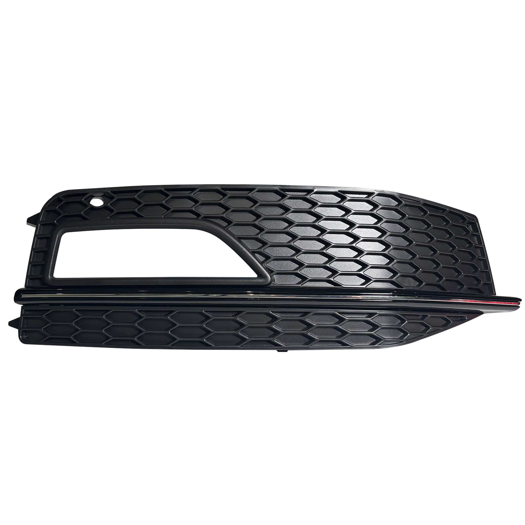 Front Right Fog Lamp Cover Perfect Fit for Audi A4 B8 Estate (2013-2015) with a hole (with touch of chrome)-1