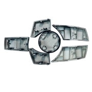 BMW 5 Series Sedan (2010-2017) Black CIC Multimedia Buttons Model A (F10)-2