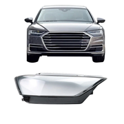 Left (Passenger Side) Headlight Lens for Audi A8 (2018-2022)-4
