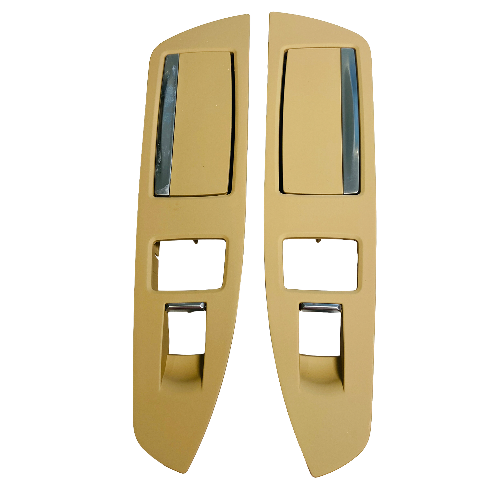 BMW 7 SERIES F01 REAR DOOR ASHTRAY ASSEMBLY WITH CURTAIN FOLDING SWITCH HOLE NEW MODEL BEIGE-4