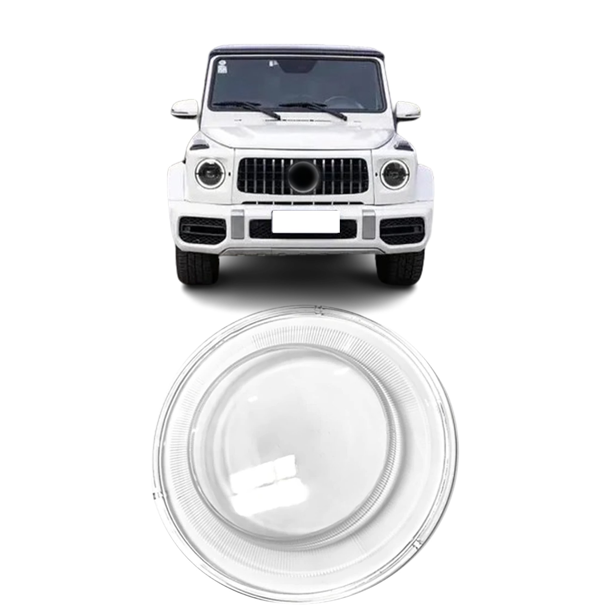 Left (Passenger Side) Headlight Lens for  MERCEDES BENZ G-CLASS W463 (2007-2018)-3