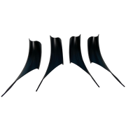 Black Inner Door Handle Inside Cover Trim for BMW 3 Series F30 (2011-2019)-1