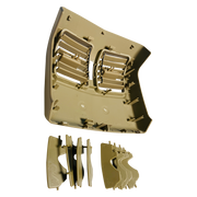 Mercedes Benz W212 E Class W212 Rear Ac Vent Grille (New-Standard Model) PC&ABS Beige-1