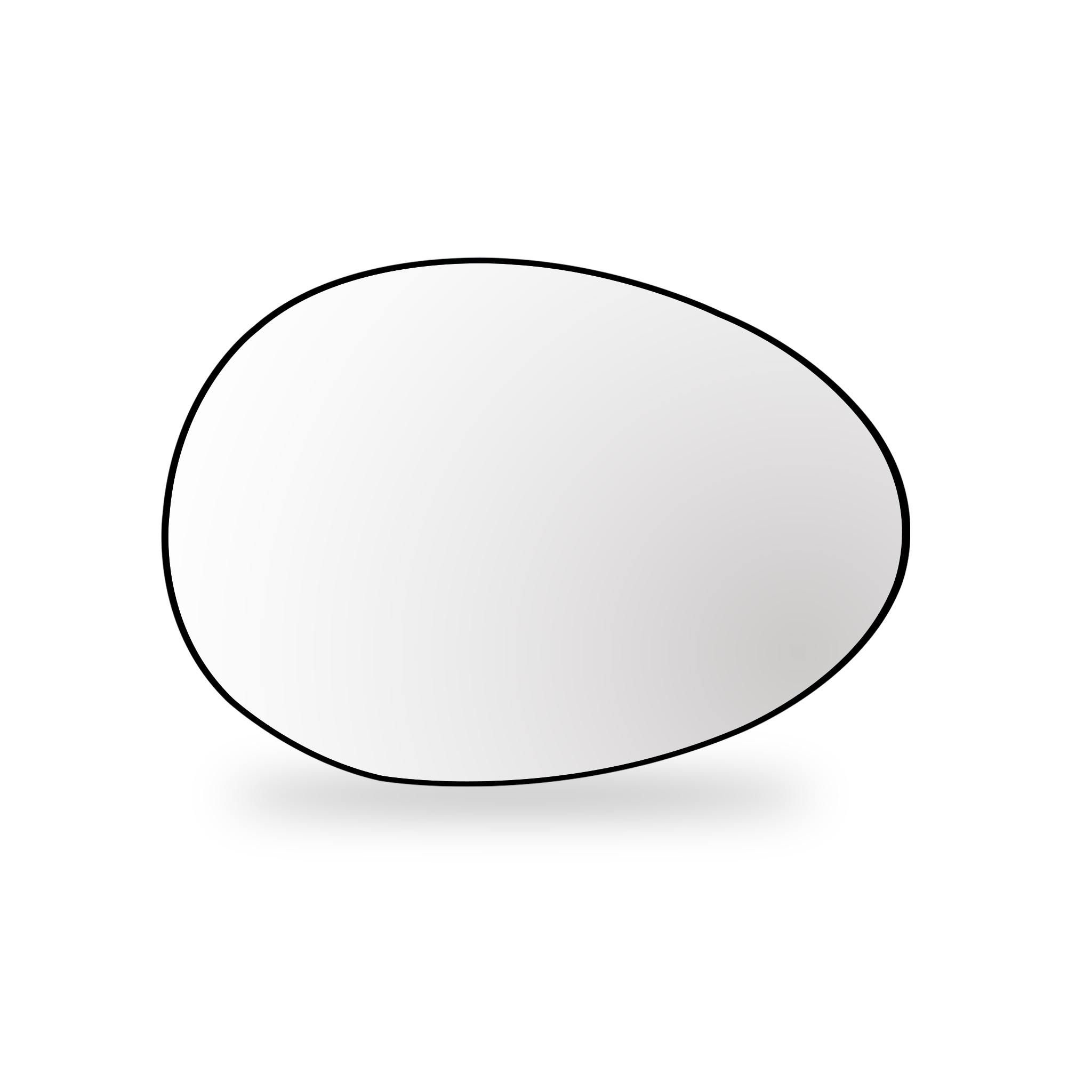 Right Side (Passenger Side) Rear View Mirror Glass for MINI Countryman R60 Crossover SUV (2010-2016) with Plastic Frame-1