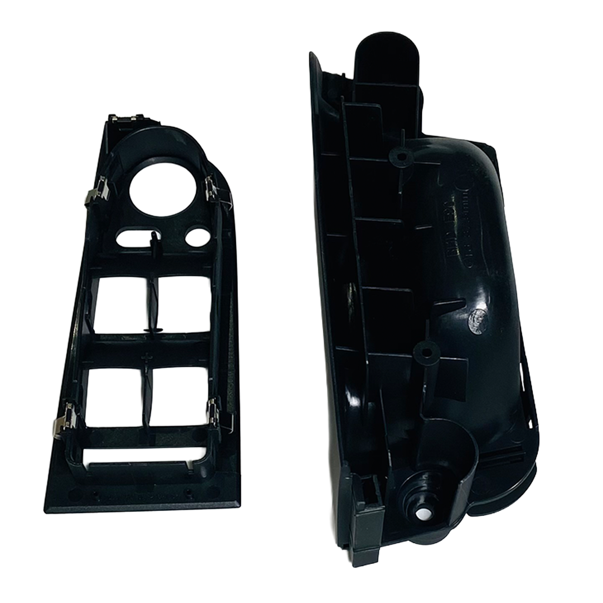 BMW 3 SERIES E90 FRONT RIGHT DRIVER SIDE PULL HANDLE WITH WINDOW SWITCH PANEL BLACK (35.5 cm)-3