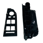 BMW 3 SERIES E90 FRONT RIGHT DRIVER SIDE PULL HANDLE WITH WINDOW SWITCH PANEL BLACK (35.5 cm)-1