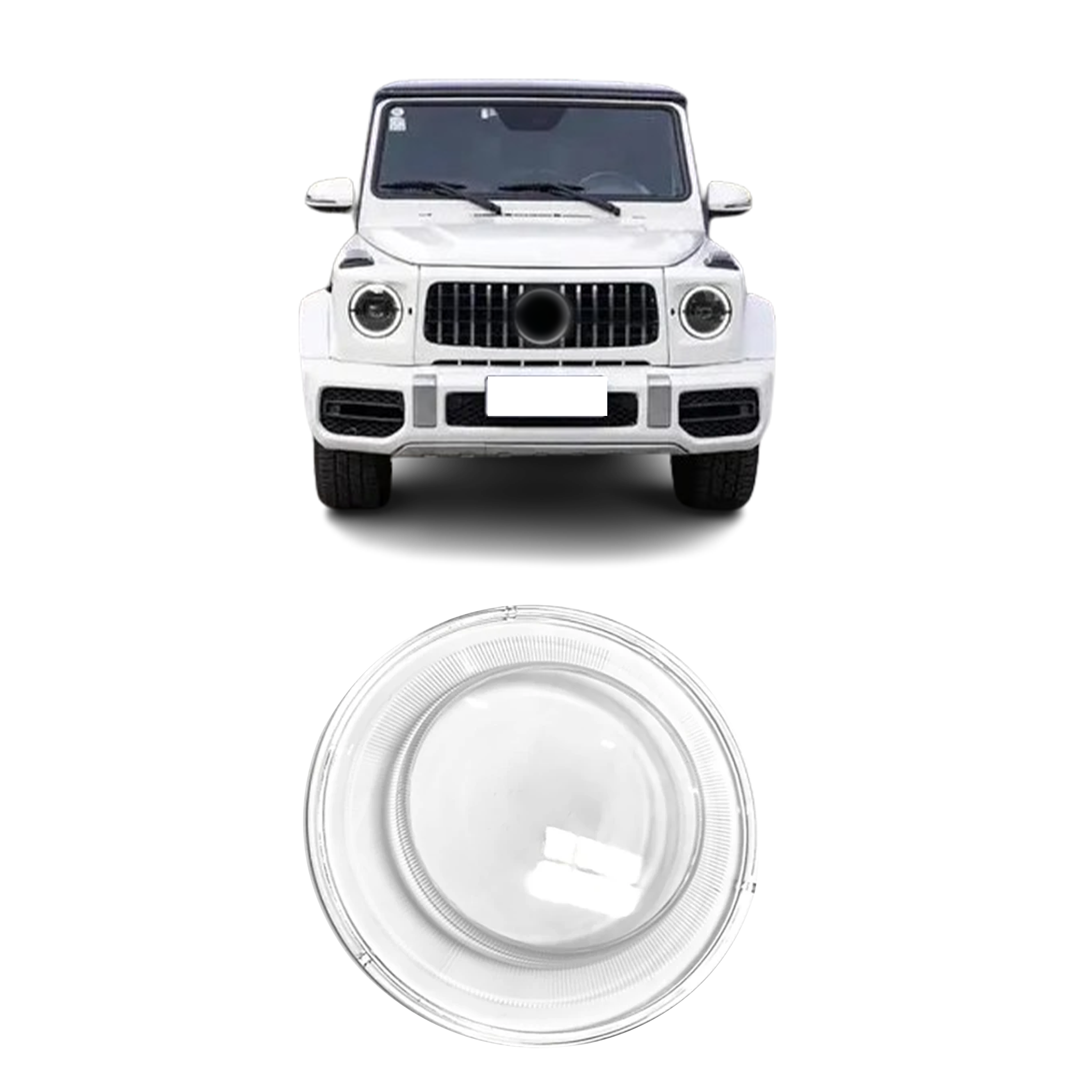 Right (Driver Side) Headlight Lens for MERCEDES BENZ G-CLASS W463 (2007-2018)-3