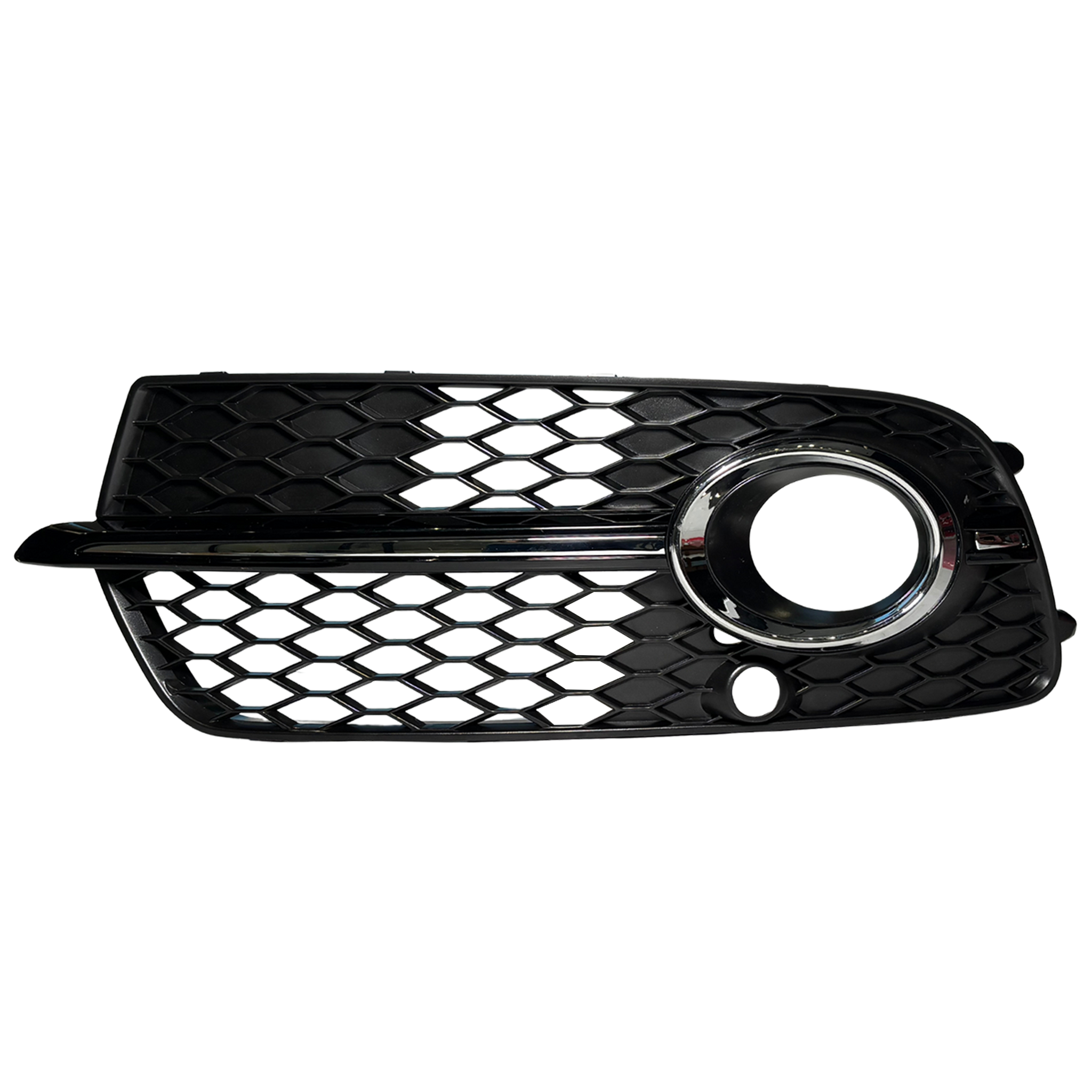 Front Left Fog Lamp Cover Perfect Fit for Audi Q5 8R SUV Sport (2012-2017) with a hole (with touch of chrome)-1