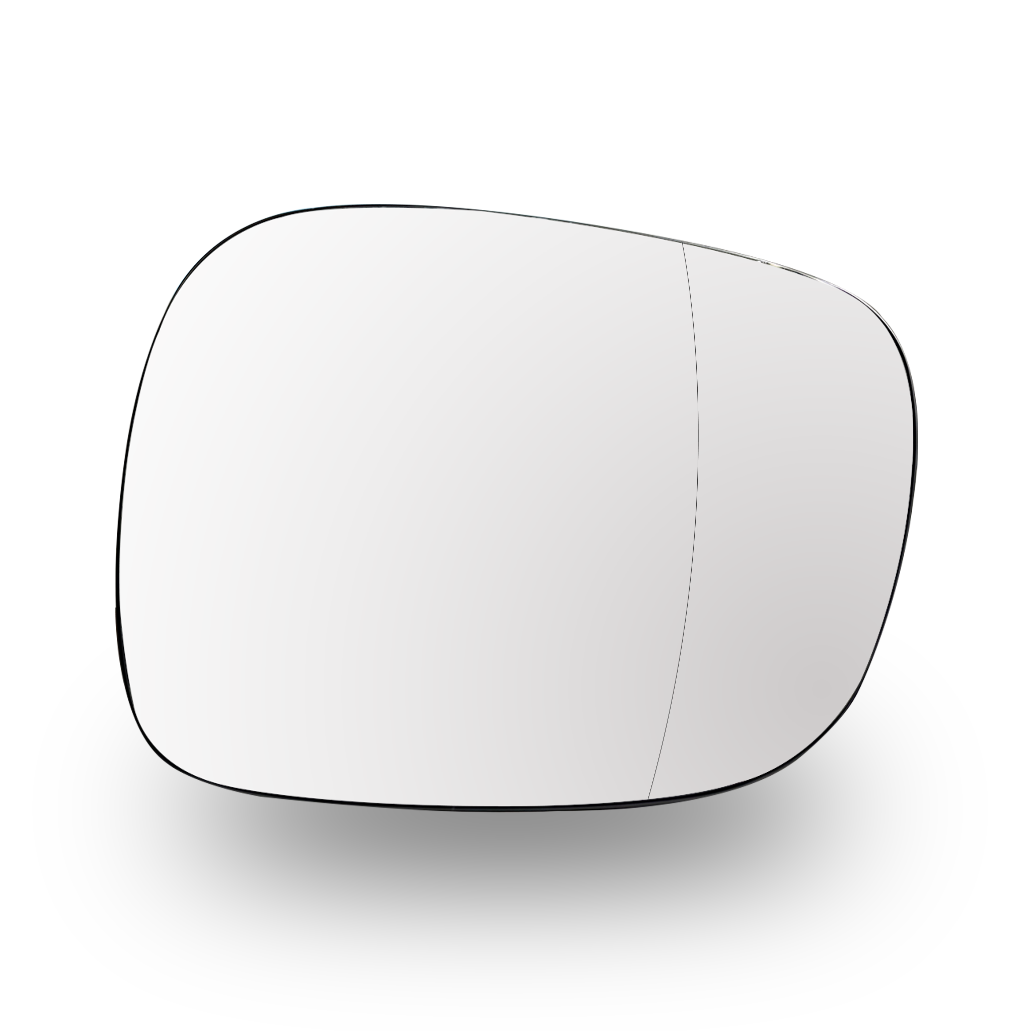 Right Side (Driver Side) Rear View Mirror Glass for BMW X1 E84 SUV (2009-2012) (Double Curvature)-4