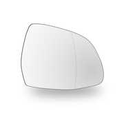 Right Side (Driver Side) Rear View Mirror Glass for BMW X3 F25 SUV (2014-2017) (Double Curvature)-3