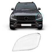 Left (Passenger Side) Headlight Lens for Mercedes Benz ML164 (2010-2012)-1