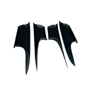 BMW F02 Inner Door Pull Handle Cover Set PC&ABS Black-1