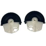 Mercedes Benz E-Class  Sedan (2015-2021) Gray Rear Ac Vent Roller Wheels (W211) 2Pcs Set-1