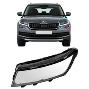 Left (Passenger Side) Headlight Lens for Skoda Kodiaq (2017-2020)-1