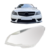 Left (Passenger Side) Headlight Lens for Mercedes-Benz C Class W204 (2011-2014)-2