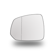Left Side (Passenger Side) Rear View Mirror Glass for Volvo XC90 SUV (2014-2019) (Double Curvature)-3