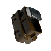 Mercedes Benz W205 C Class Passenger Door Window Lifter Switch Orange Light PC&ABS with chrome Brown-2