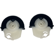 Mercedes Benz E-Class  Sedan (2015-2021) Gray Rear Ac Vent Roller Wheels (W211) 2Pcs Set-2