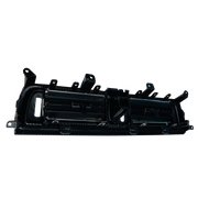 BMW 5 Series F10 Central AC Vent Grille Set - Chrome & Carbon Fiber (2010-2016)-2