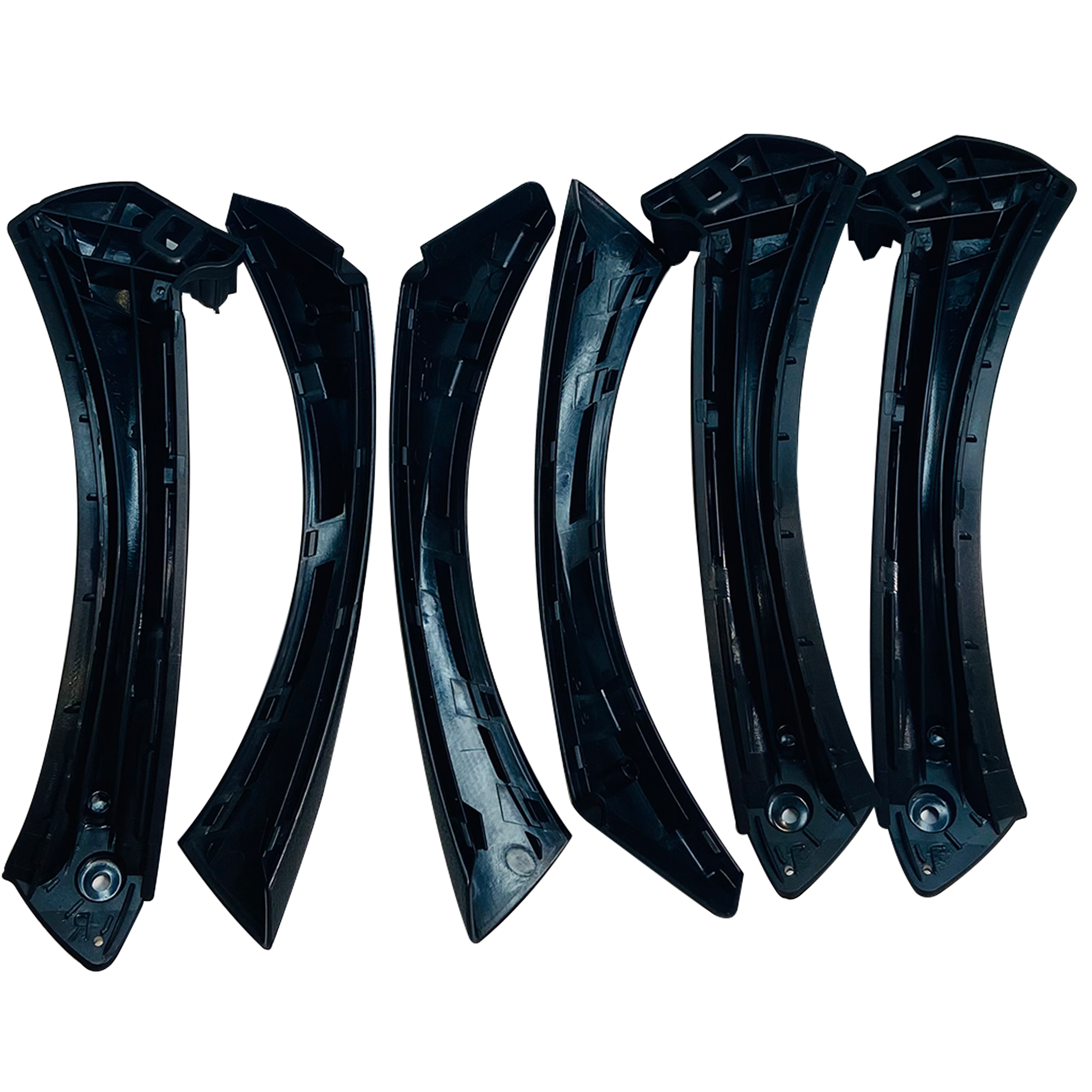 BMW E90 INNER DOOR PULL HANDLE WITH COVER FULL SET BLACK-1