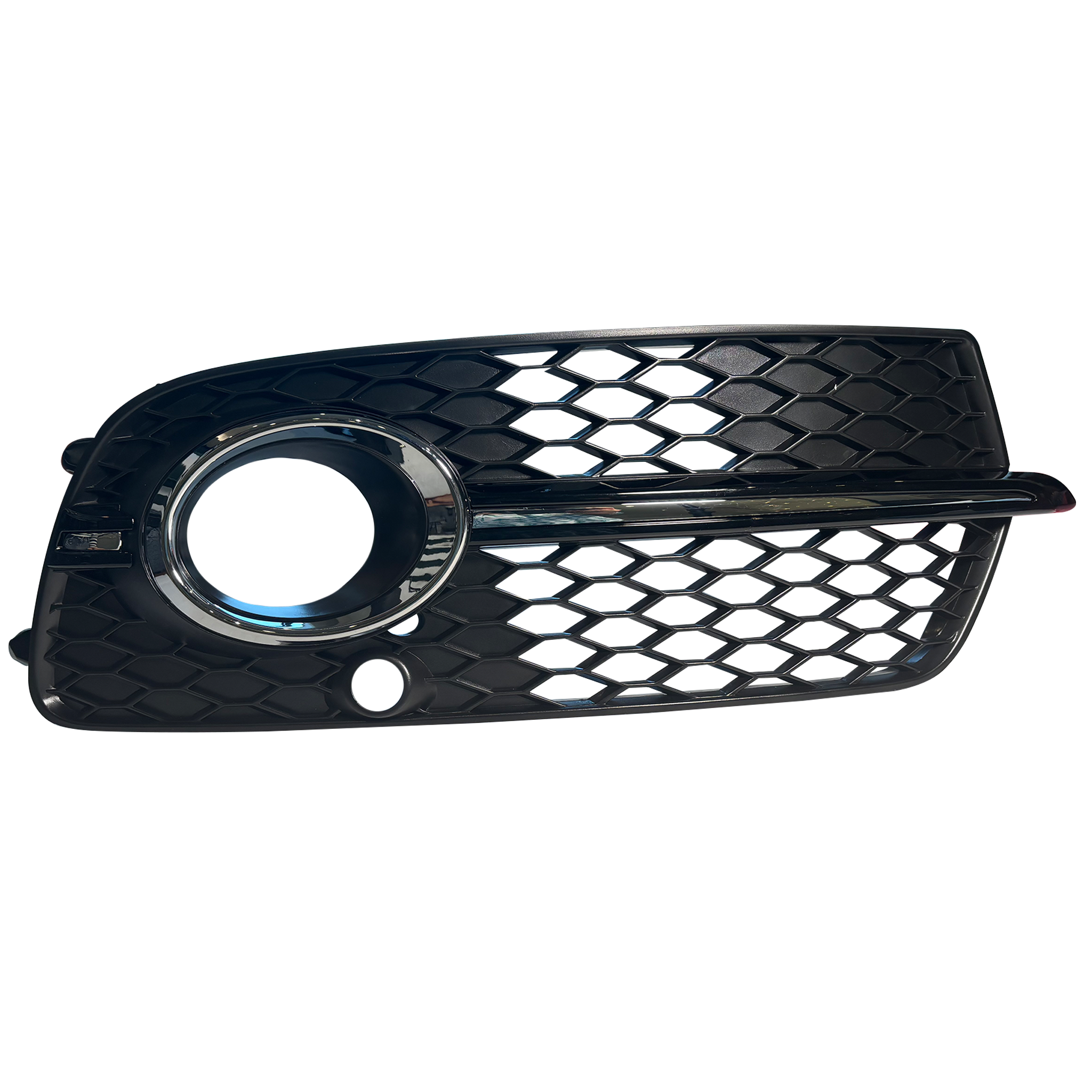 Front Right Fog Lamp Cover Perfect Fit for Audi Q5 8R SUV Sport (2012-2017) with a hole (with touch of chrome)-2