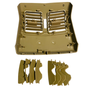 Mercedes Benz W212 E Class W212 Rear Ac Vent Grille (New-Standard Model) PC&ABS Beige-2