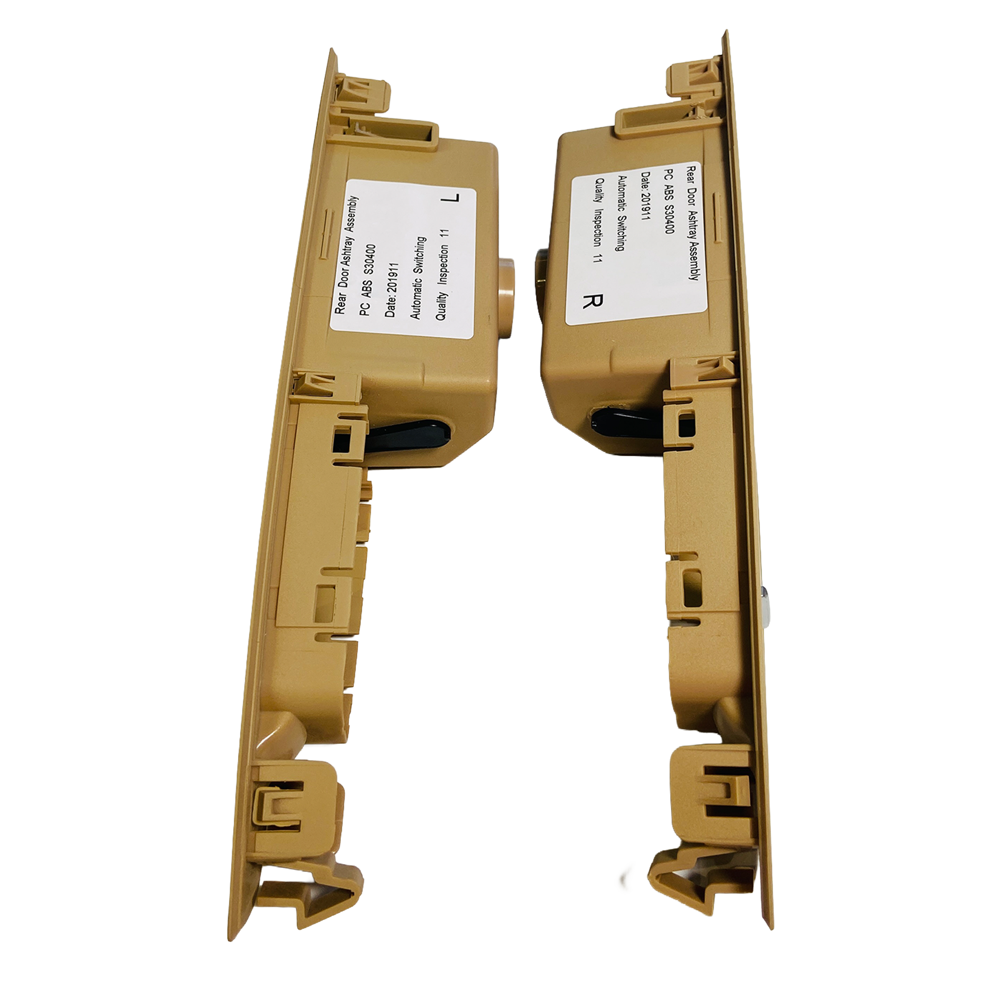 BMW 7 SERIES F01 REAR DOOR ASHTRAY ASSEMBLY WITH CURTAIN FOLDING SWITCH HOLE NEW MODEL BEIGE-4