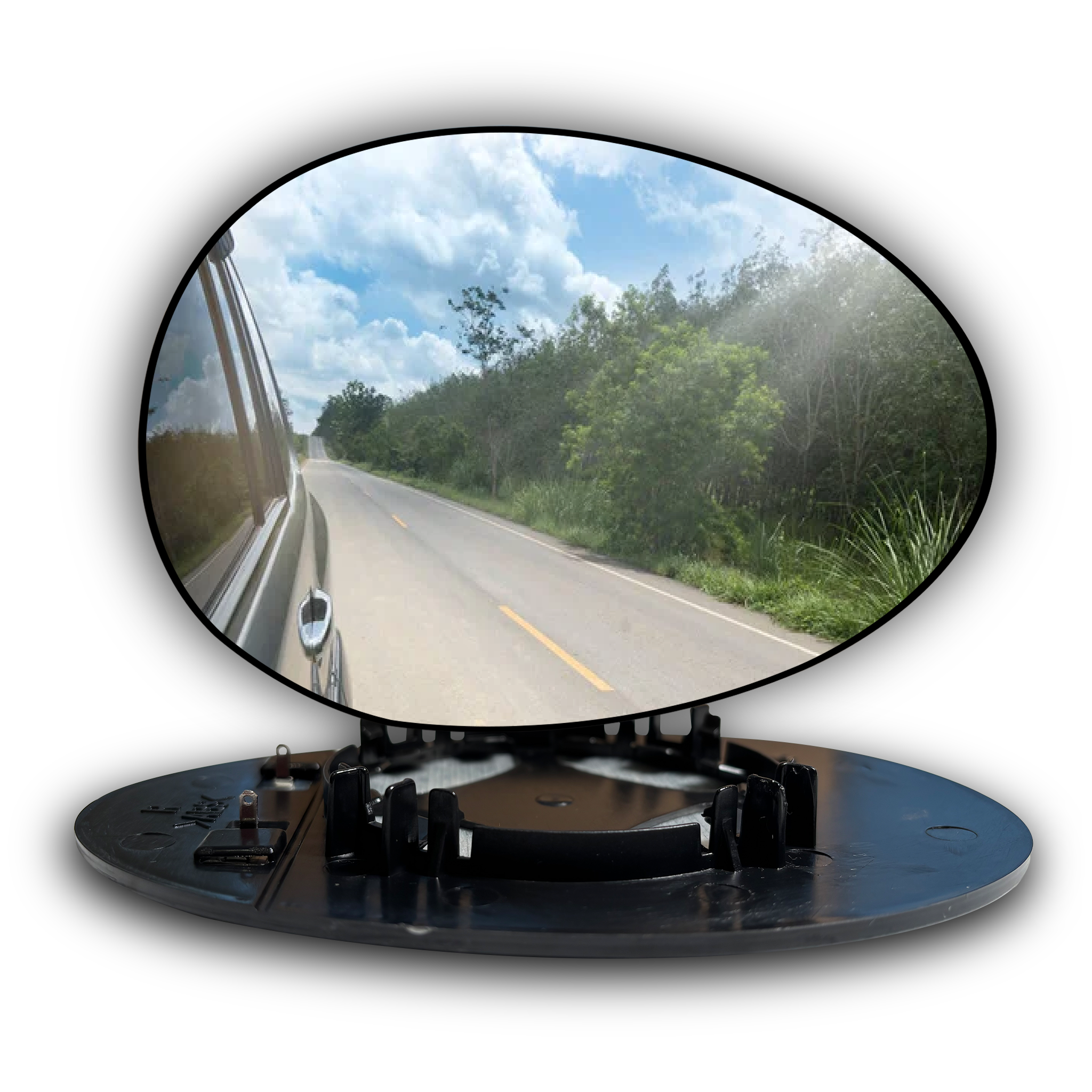 Right Side (Passenger Side) Rear View Mirror Glass for MINI Countryman R60 Crossover SUV (2010-2016) with Plastic Frame-1