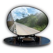 Right Side (Passenger Side) Rear View Mirror Glass for MINI Countryman R60 Crossover SUV (2010-2016) with Plastic Frame-2