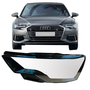 Left (Passenger Side) Headlight Lens for AUDI A6 C8 (2019-2022)-6