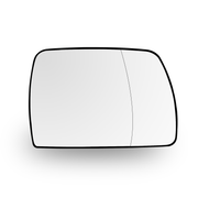 Right Side Rear View Mirror Glass for BMW X3 E83 SUV (2003-2010) with Plastic Frame (Double Curvature)-2