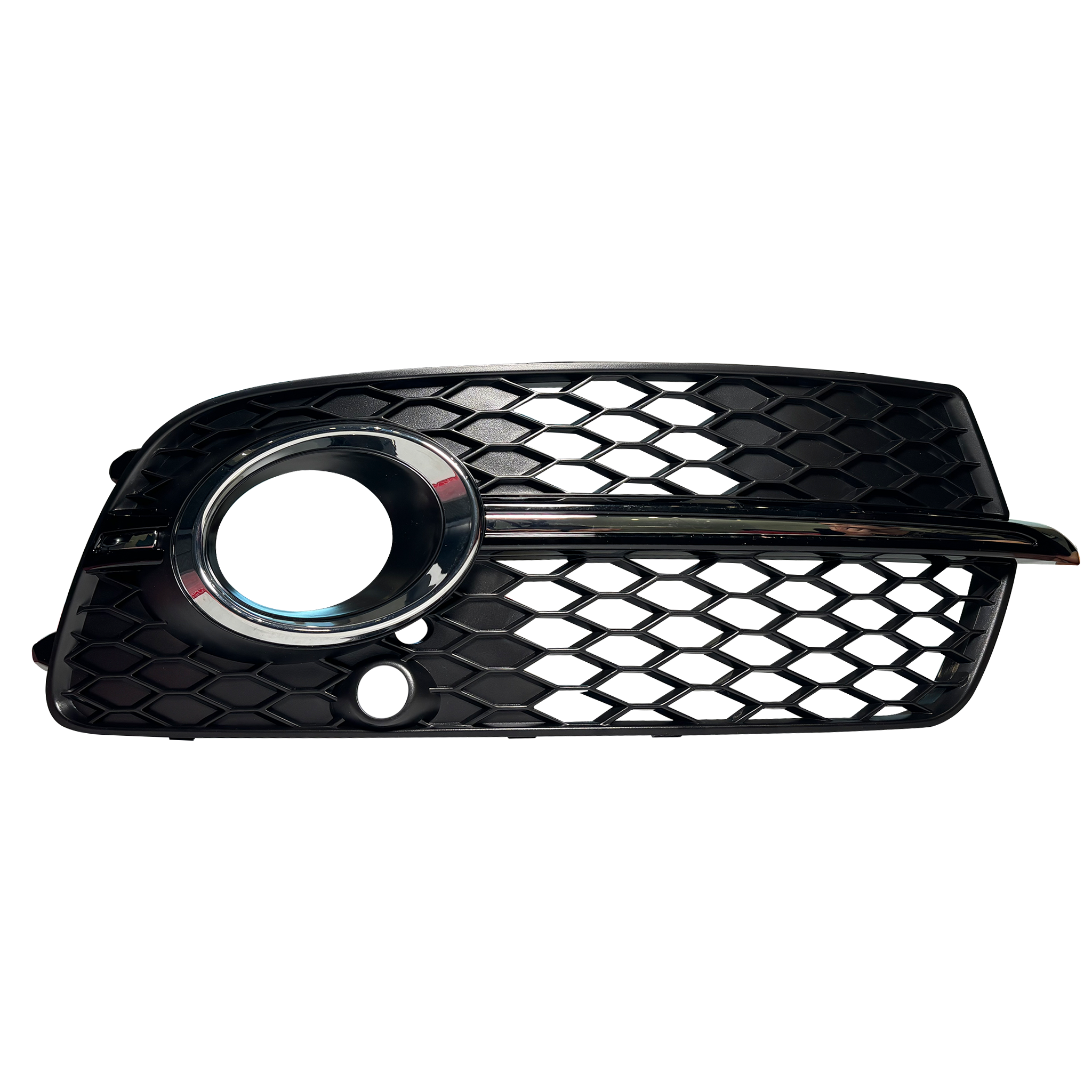 Front Right Fog Lamp Cover Perfect Fit for Audi Q5 8R SUV (2012-2017) with a hole (with touch of chrome)-4
