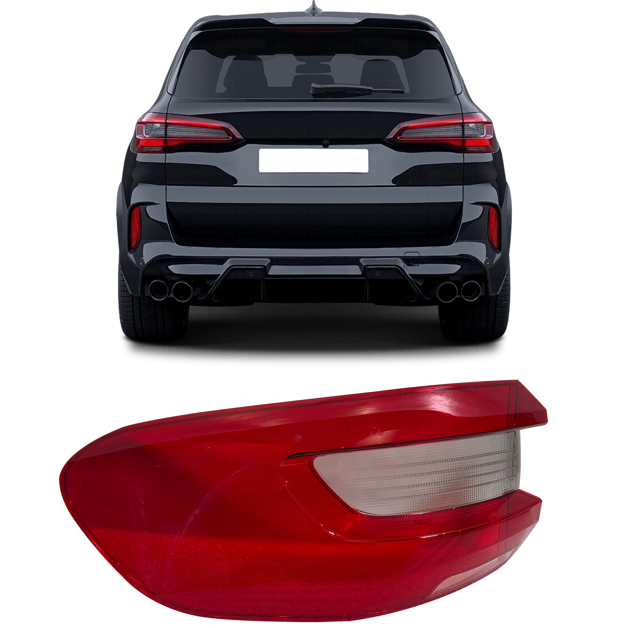 Left Side Outer Tail Lamp Cover for BMW X5 G05 (2018-2022)-4